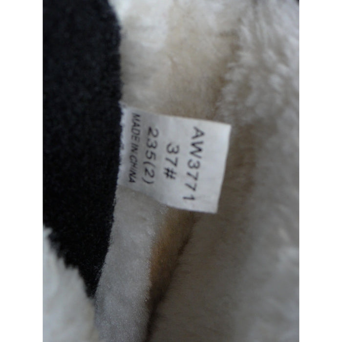 Hobibear AW3771 Kids Grey Blue Camo Faux Fur Lined Snow Boots Size 376