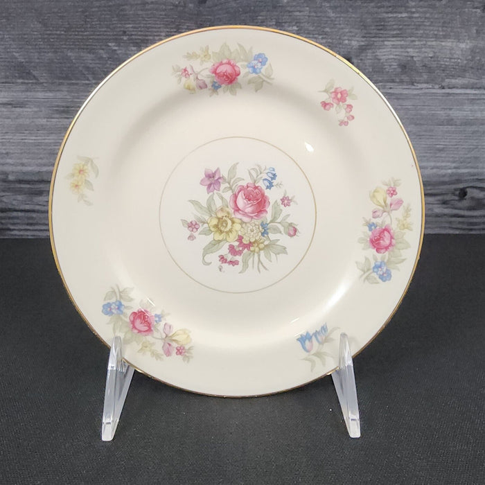 Homer Laughlin Dresden Bread & Butter Plate Eggshell Nautilus Floral 6 1/4â€ USA