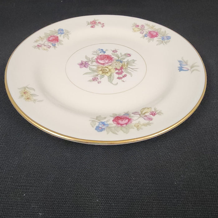 Homer Laughlin Dresden Bread & Butter Plate Eggshell Nautilus Floral 6 1/4â€ USA