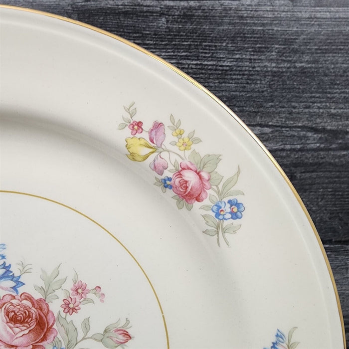 Homer Laughlin Dresden Bread & Butter Plate Eggshell Nautilus Floral 6 1/4â€ USA