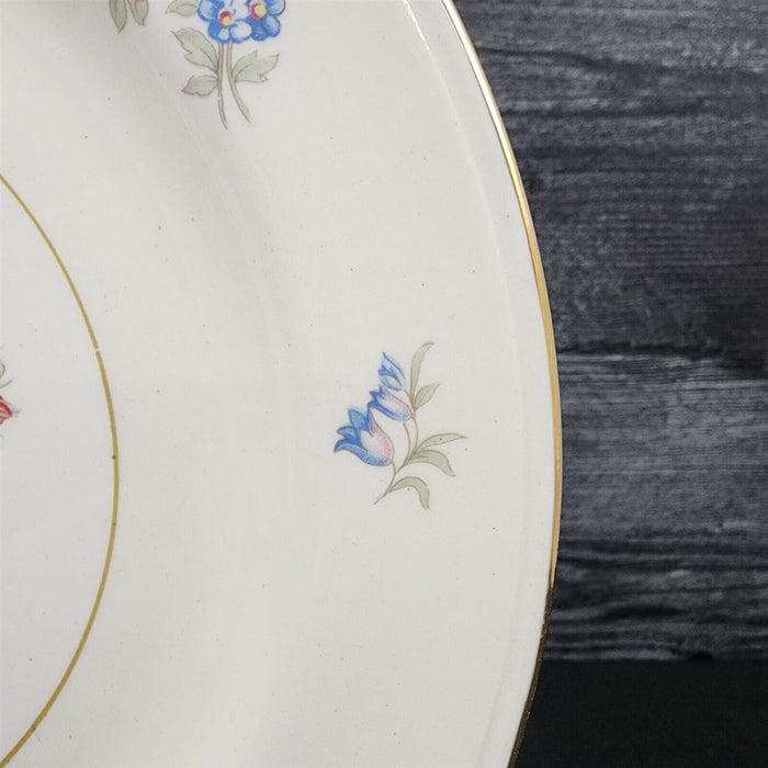 Homer Laughlin Dresden Bread & Butter Plate Eggshell Nautilus Floral 6 1/4â€ USA