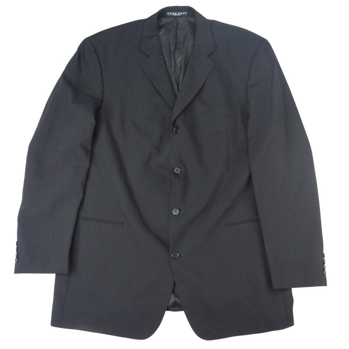 Hugo Boss Barneys New York Mens Charcoal Gray Wool Blend Blazer Jacket0