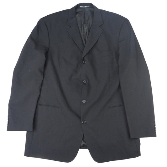 Hugo Boss Barneys New York Mens Charcoal Gray Wool Blend Blazer Jacket0