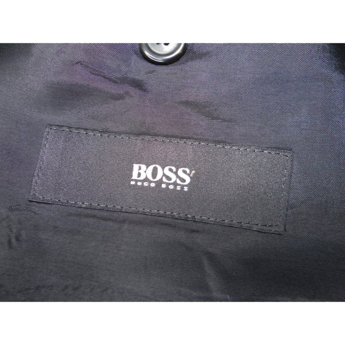 HUGO BOSS Men's Charcoal Pinstripe Super 120 Wool Blazer Jacket 42L Turkey2