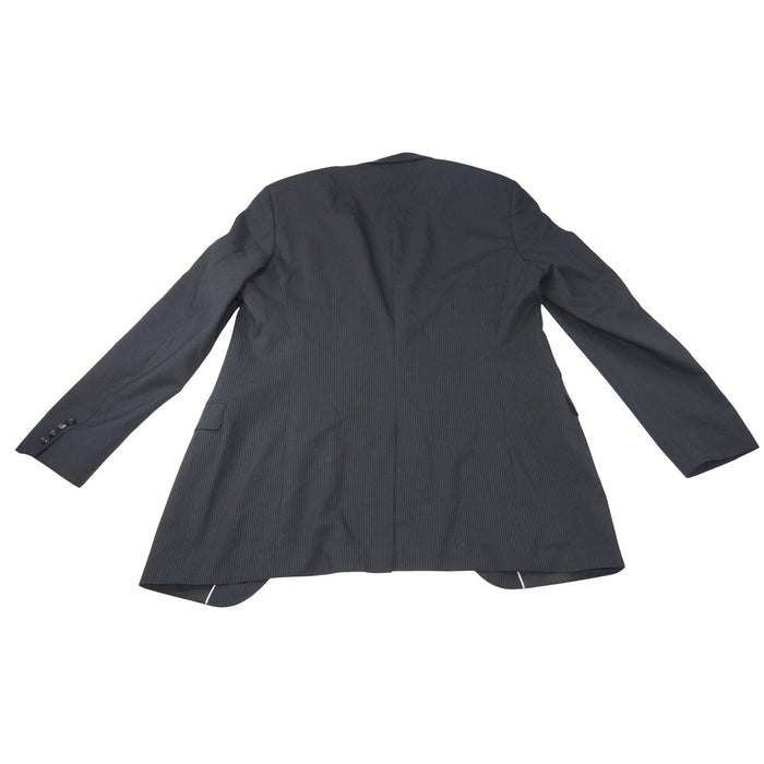 HUGO BOSS Men's Charcoal Pinstripe Super 120 Wool Blazer Jacket 42L Turkey5