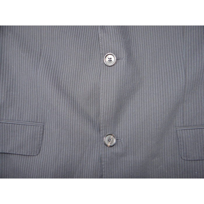 HUGO BOSS Men's Charcoal Pinstripe Super 120 Wool Blazer Jacket 42L Turkey6