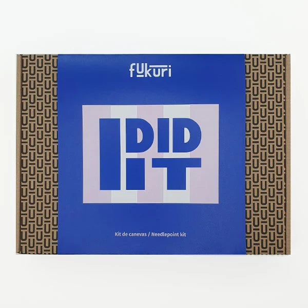 I DID IT  13x18cm KIT COMPLET CANEVAS