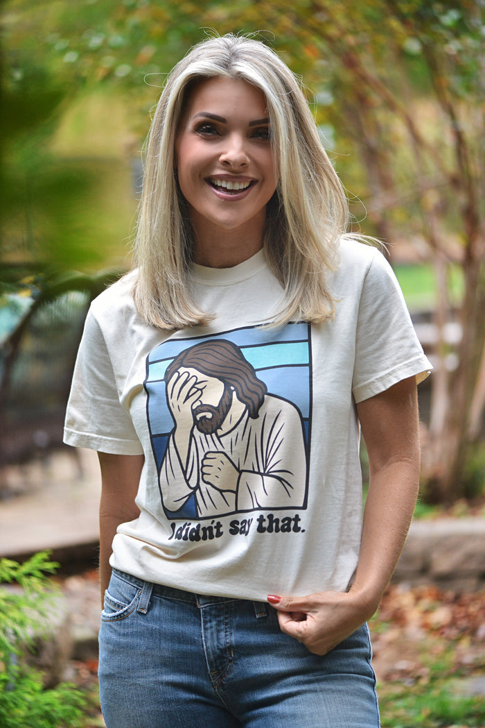 I didn't say that. {Comfort Colors Short Sleeve}