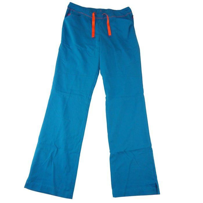 IguanaMed Teal Blue Scrub Pants Mens Tall Drawstring Medical Uniform0