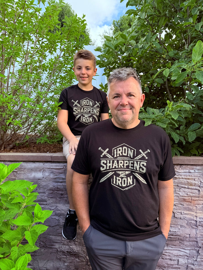 Iron Sharpens Iron {Men's Line} ~ Adults & Littles