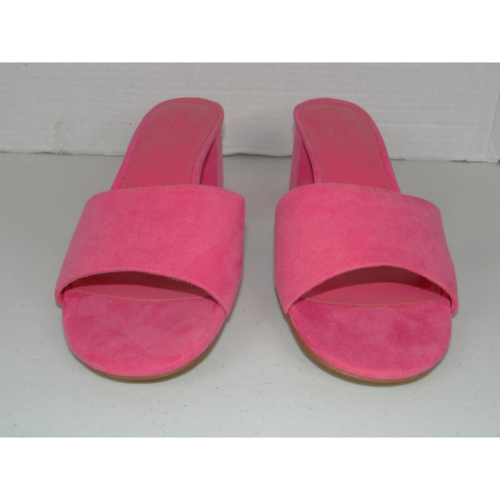 J.Crew Pink Block Heel Slide Sandals BN858 Womens 11 Open Toe Mules4