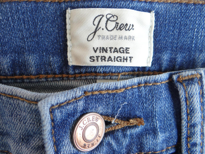 J.Crew Vintage Straight Jeans - Distressed Style1