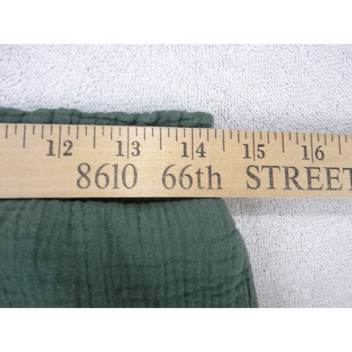 Jessica Simpson Sage Green Gauze Wide Leg Elastic Waist Pants Medium 40216