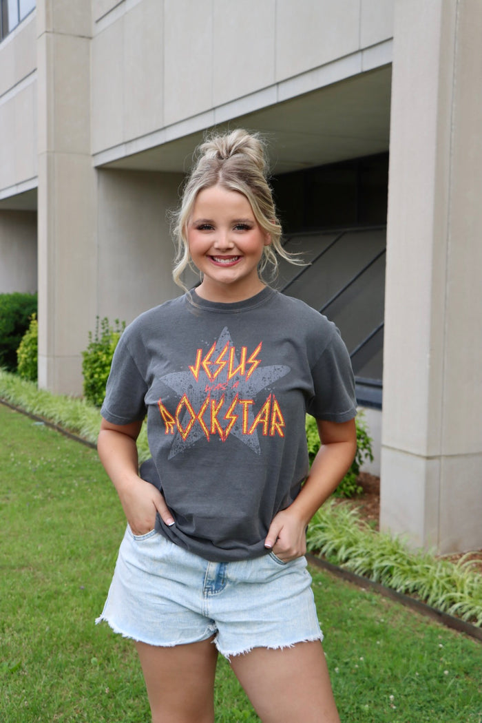 Jesus was a Rockstar {Comfort Colors}