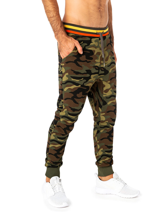 jogging loose camo PULLIN en coton