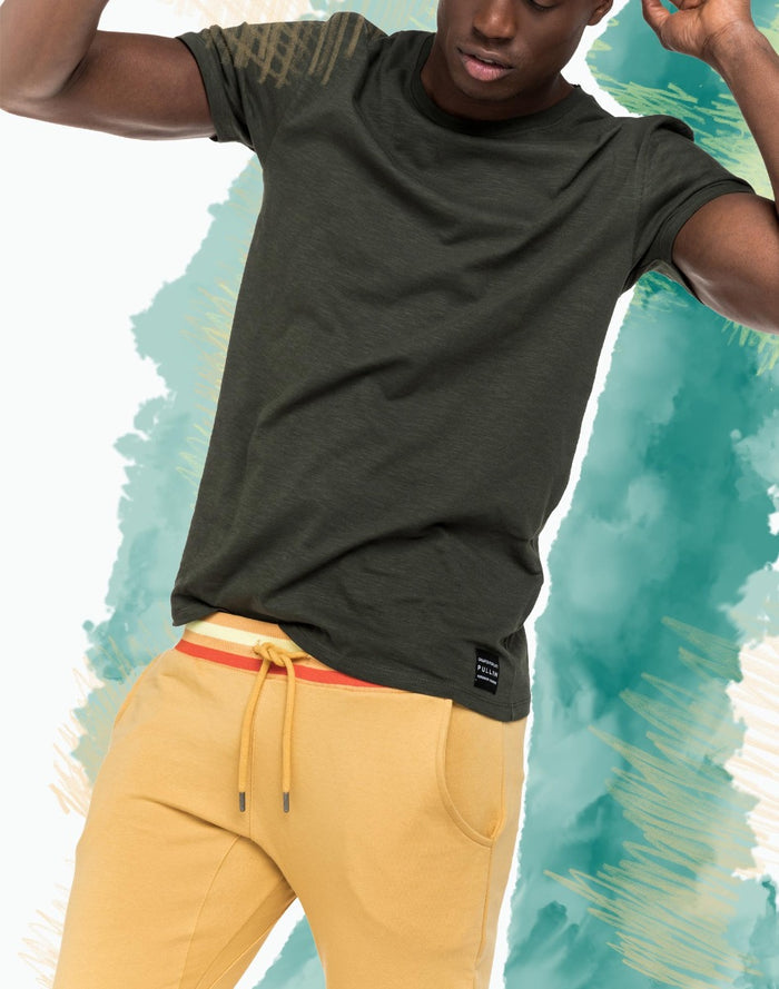 jogging loose gold PULLIN en coton