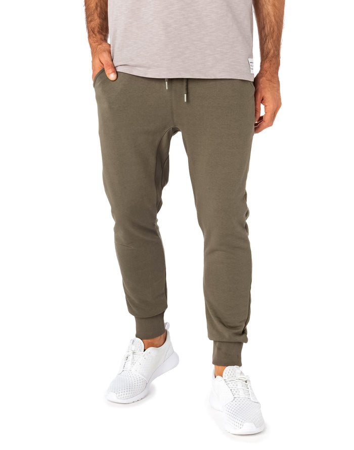 jogging loose khaki PULLIN en coton