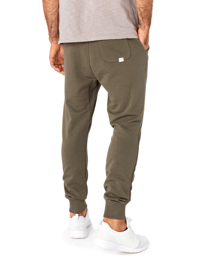 jogging loose khaki PULLIN en coton