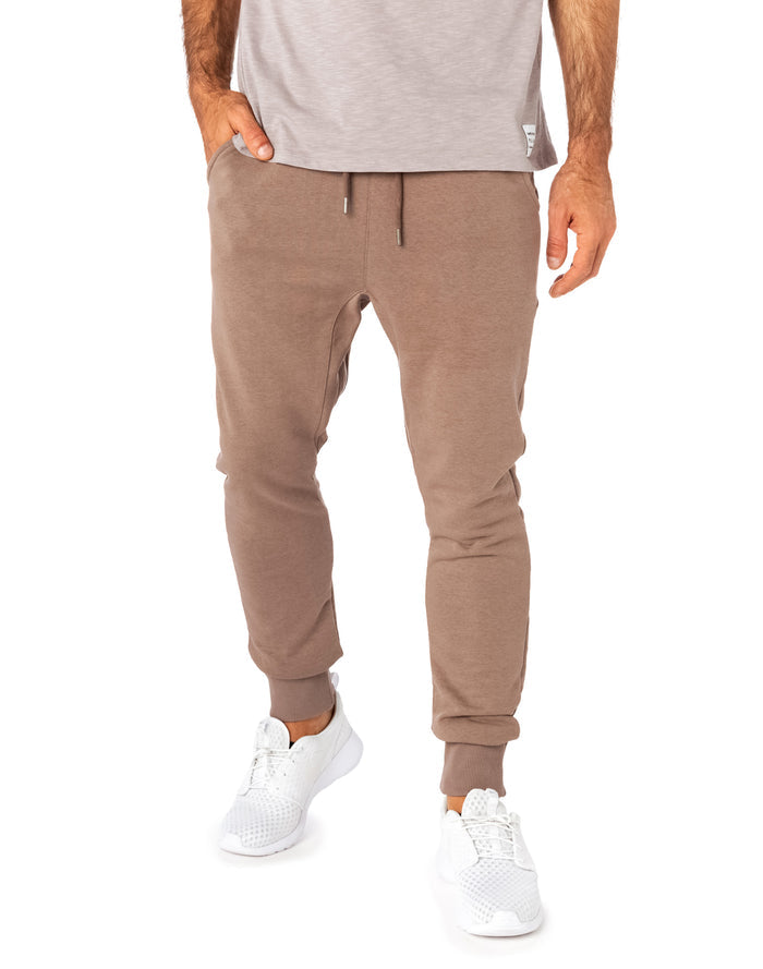 jogging loose taupe PULLIN en coton