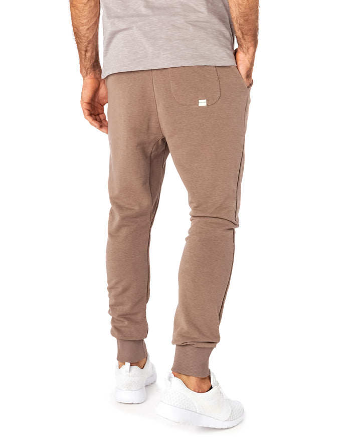 jogging loose taupe PULLIN en coton