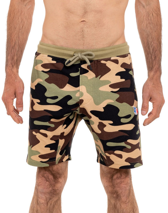 jogging short homme camo PULLIN en coton