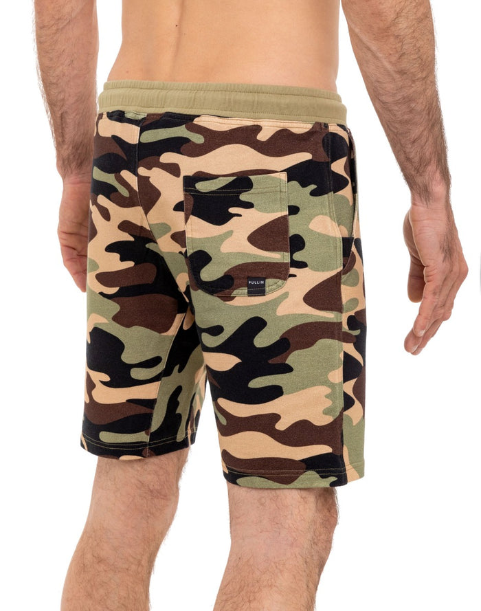 jogging short homme camo PULLIN en coton