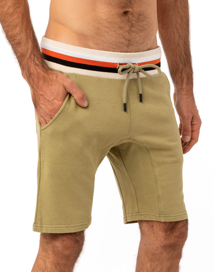 jogging short homme herb PULLIN en coton