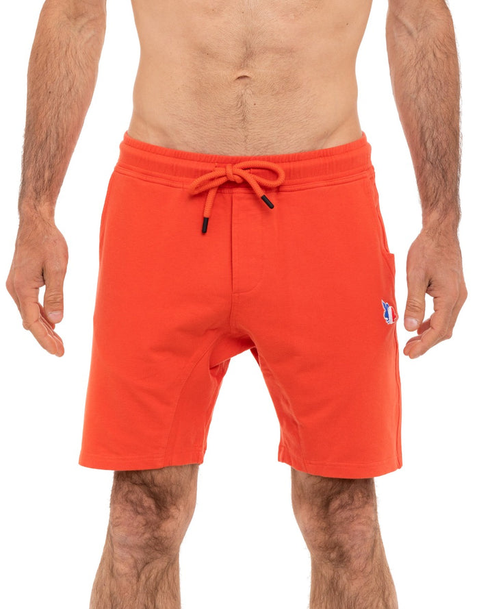 jogging short homme paprika PULLIN en coton