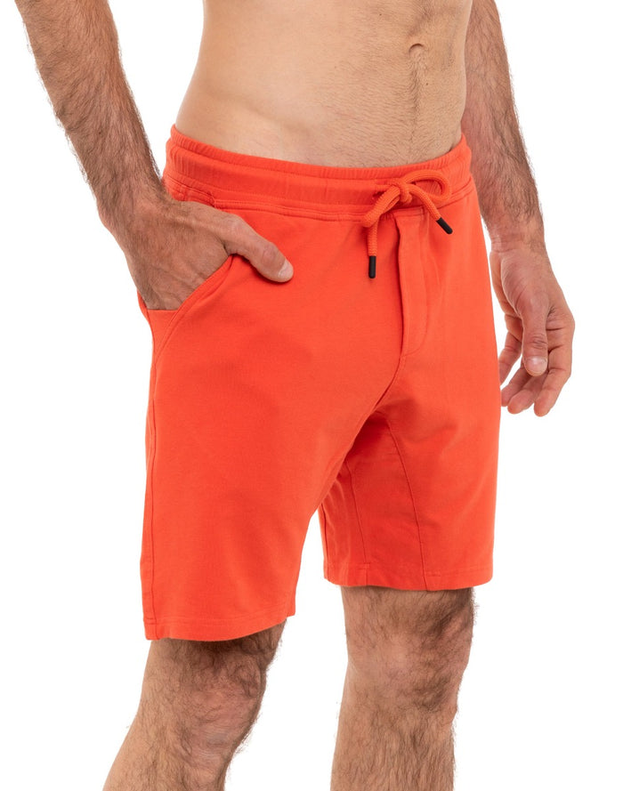 jogging short homme paprika PULLIN en coton