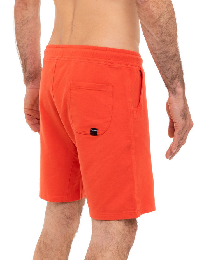 jogging short homme paprika PULLIN en coton