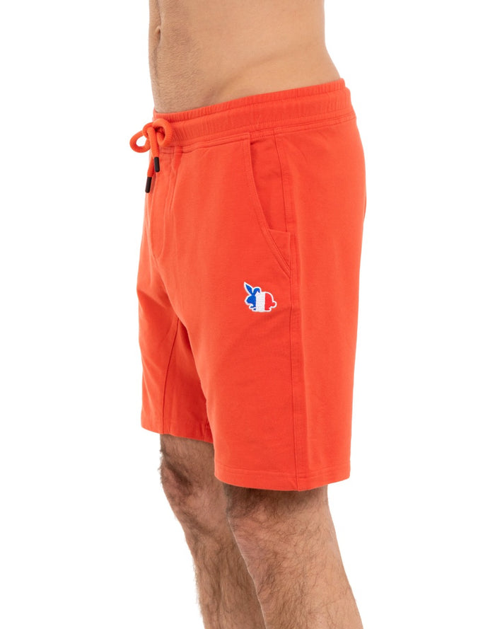 jogging short homme paprika PULLIN en coton