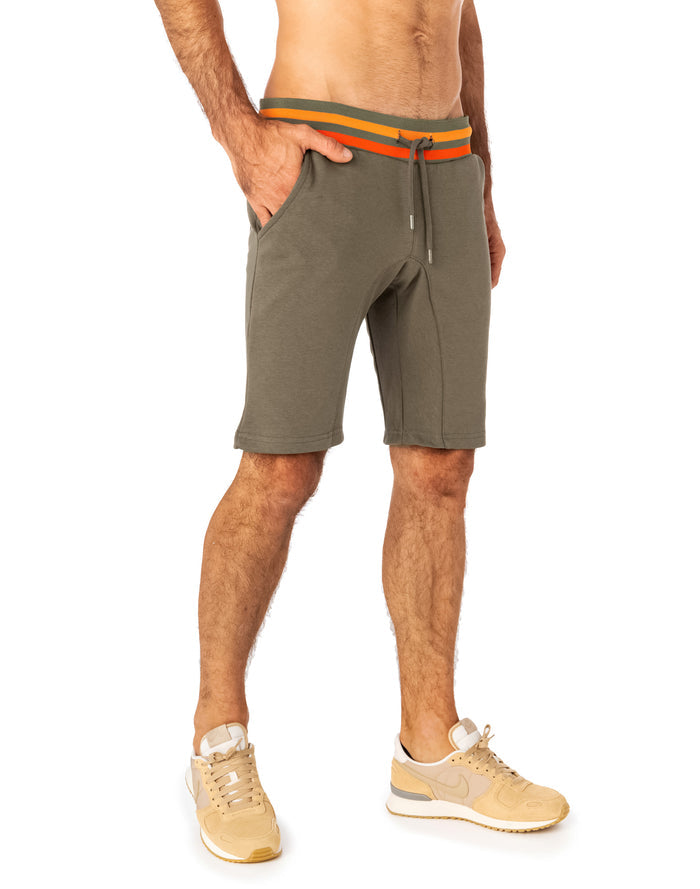 jogging short khaki PULLIN en coton