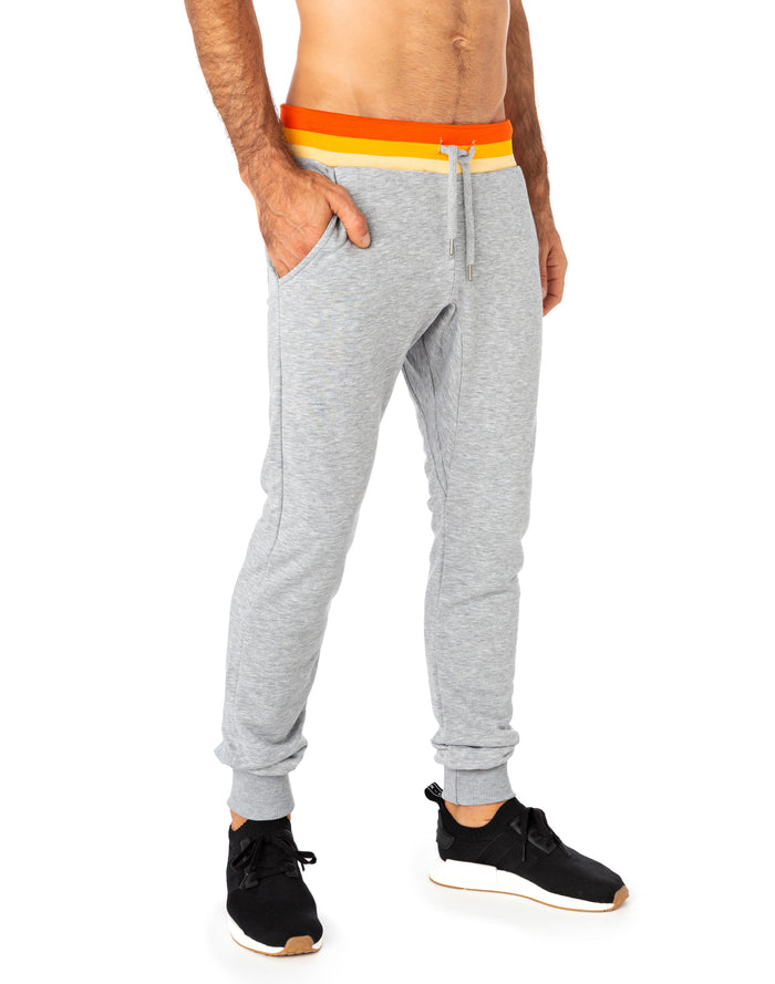 jogging slim greyheather PULLIN en coton