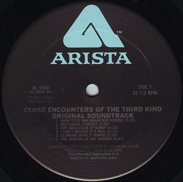 John Williams - Close Encounters Of The Third Kind (Original Motion Picture Soundtrack)