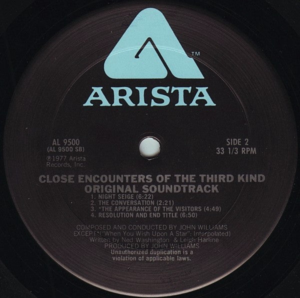 John Williams - Close Encounters Of The Third Kind (Original Motion Picture Soundtrack)
