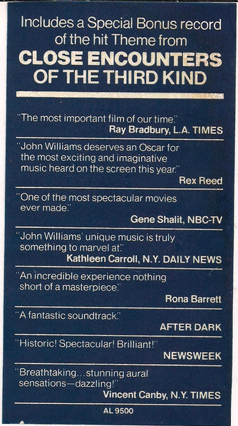 John Williams - Close Encounters Of The Third Kind (Original Motion Picture Soundtrack)