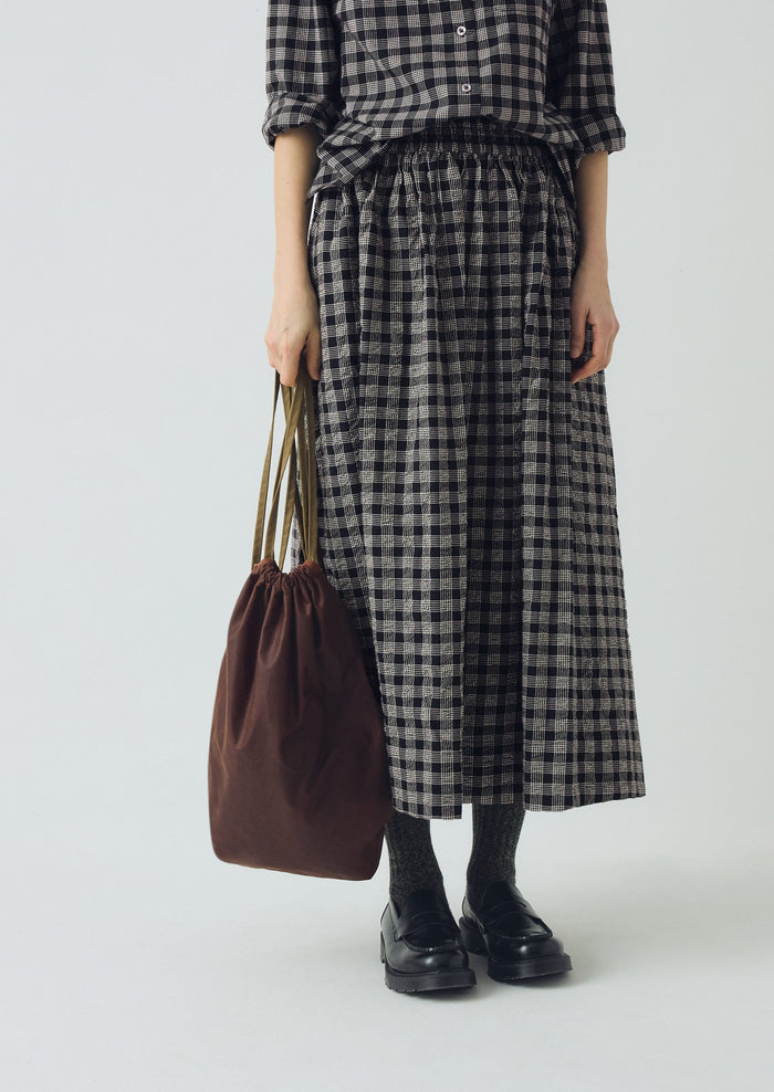 Kate Sheridan Waxed Cotton Bow Rucksack | Chestnut