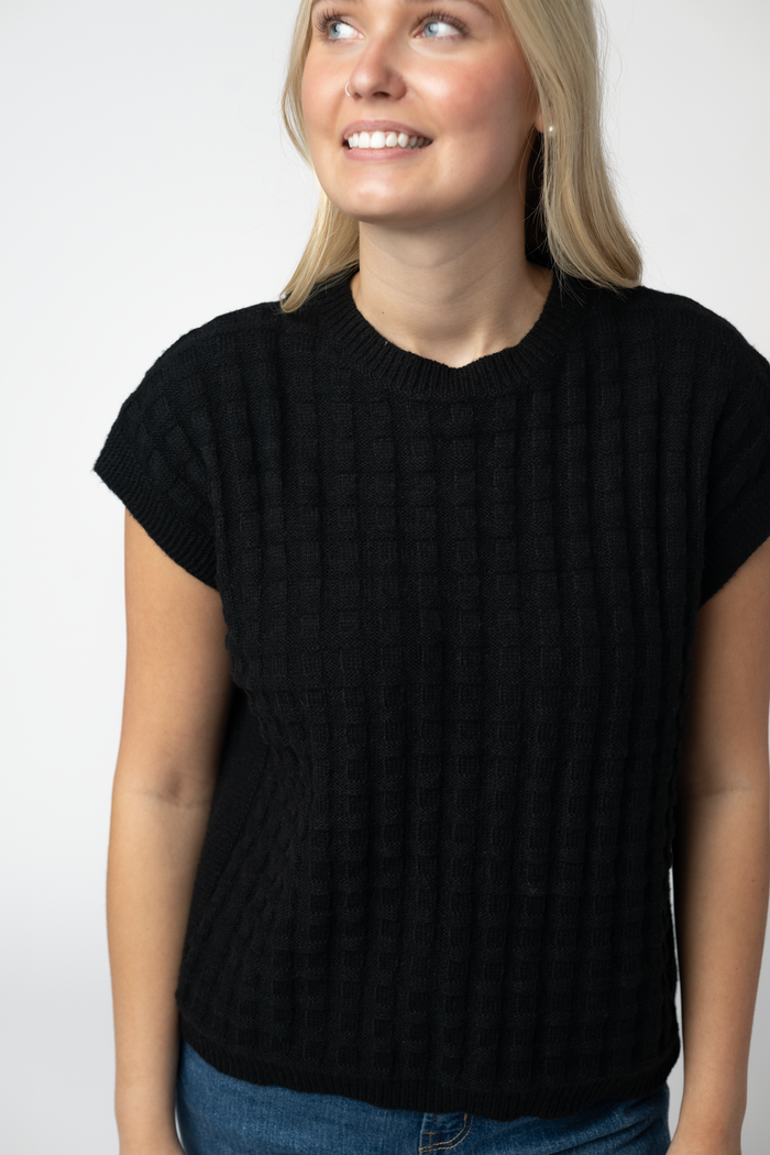 Kelly Knitted Top - Black