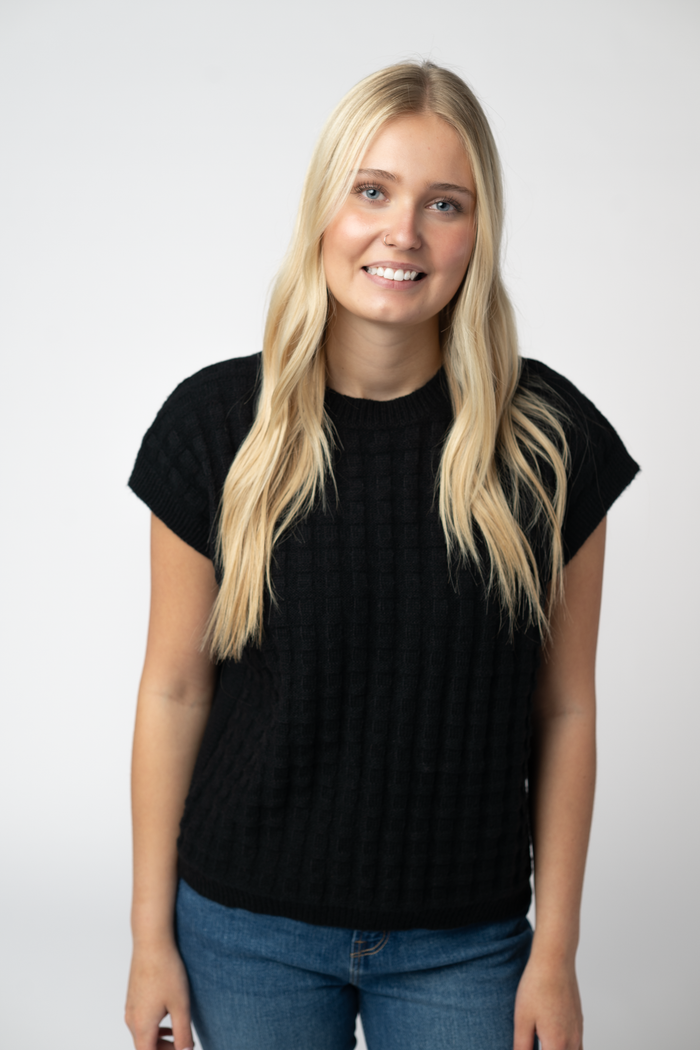 Kelly Knitted Top - Black