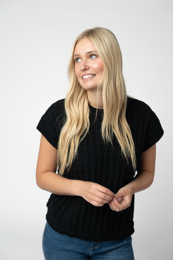 Kelly Knitted Top - Black