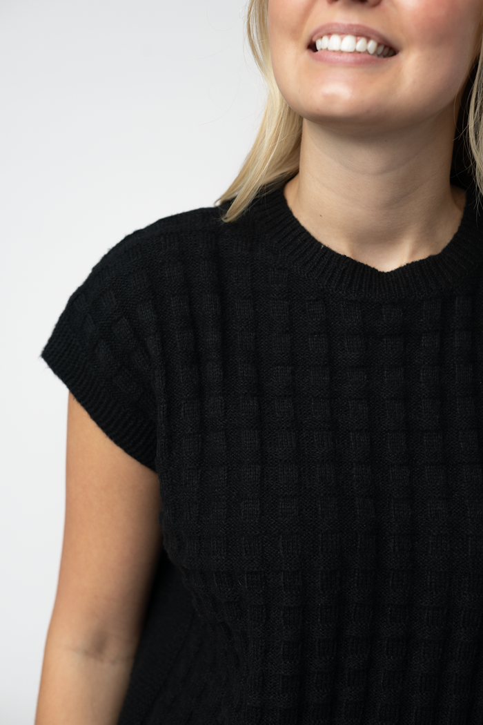 Kelly Knitted Top - Black