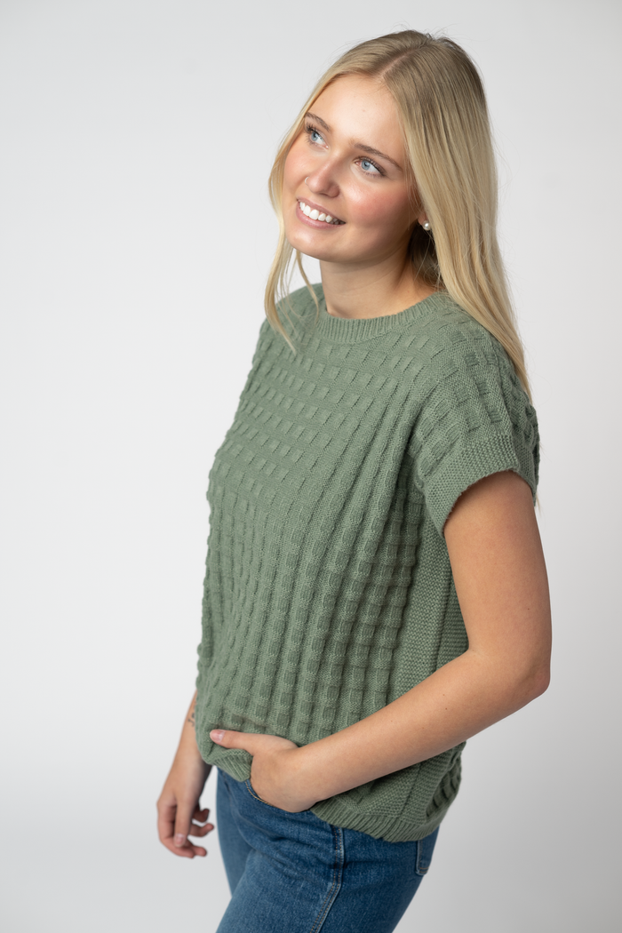 Kelly Knitted Top - Sage