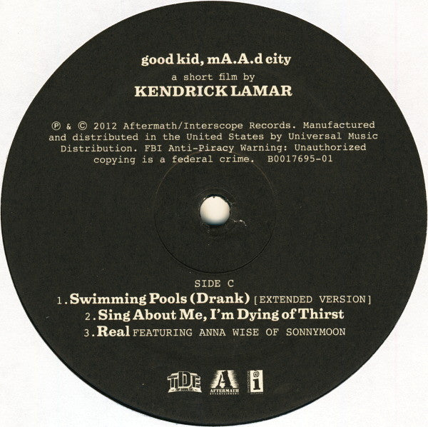 Kendrick Lamar - Good Kid, M.A.A.D City (LP) [US] 1st (Mint (M))