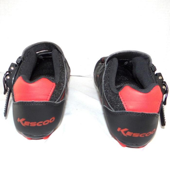 Kescoo Cycling Shoes Black Red Size 39 Look Delta Cleats Indoor Road Bike Mens 74