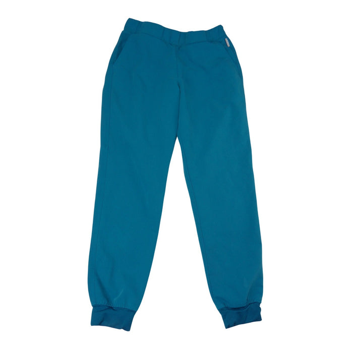 Keswi Caribbean Blue Jogger Scrub Pants JM269 Teal Small Elastic Waist0