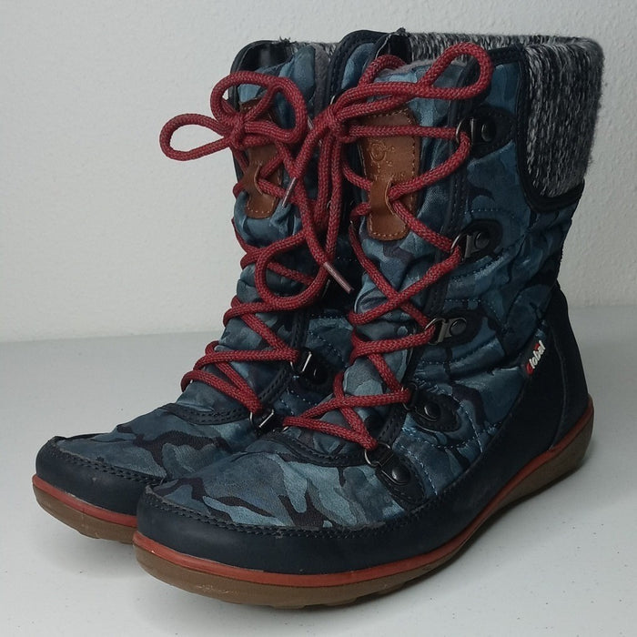 Khombu Womens Winter Boots Camo Lace Up Insulated Warm Snow Boots1
