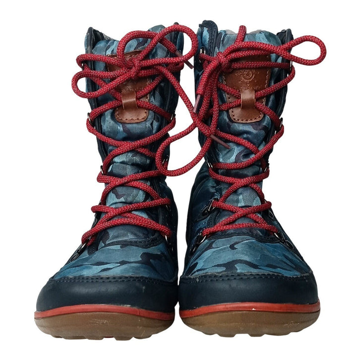 Khombu Womens Winter Boots Camo Lace Up Insulated Warm Snow Boots4