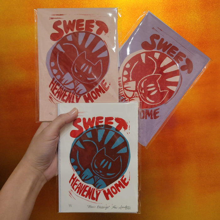 Kim Sandara: Mom's Blessings Block Print