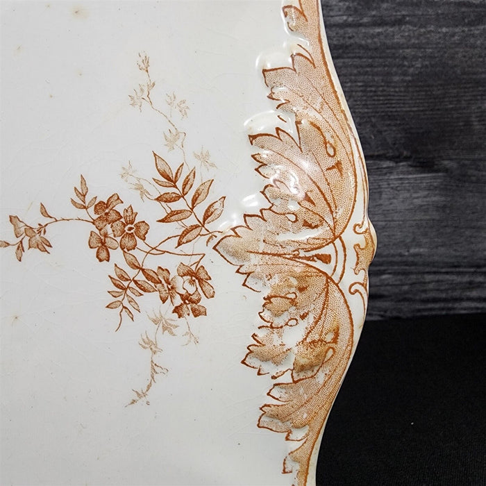 KIRKSTONE Doulton Burslem Plate 9 3/4" Square England Serving Tray