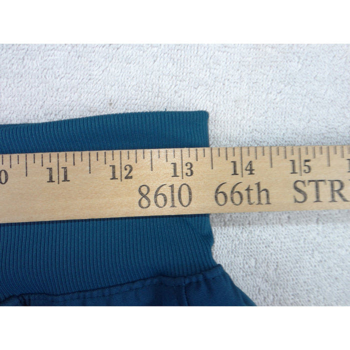 Landau Forward Teal Blue Jogger Scrub Pants Womens Small 4 Way Stretch Pockets3